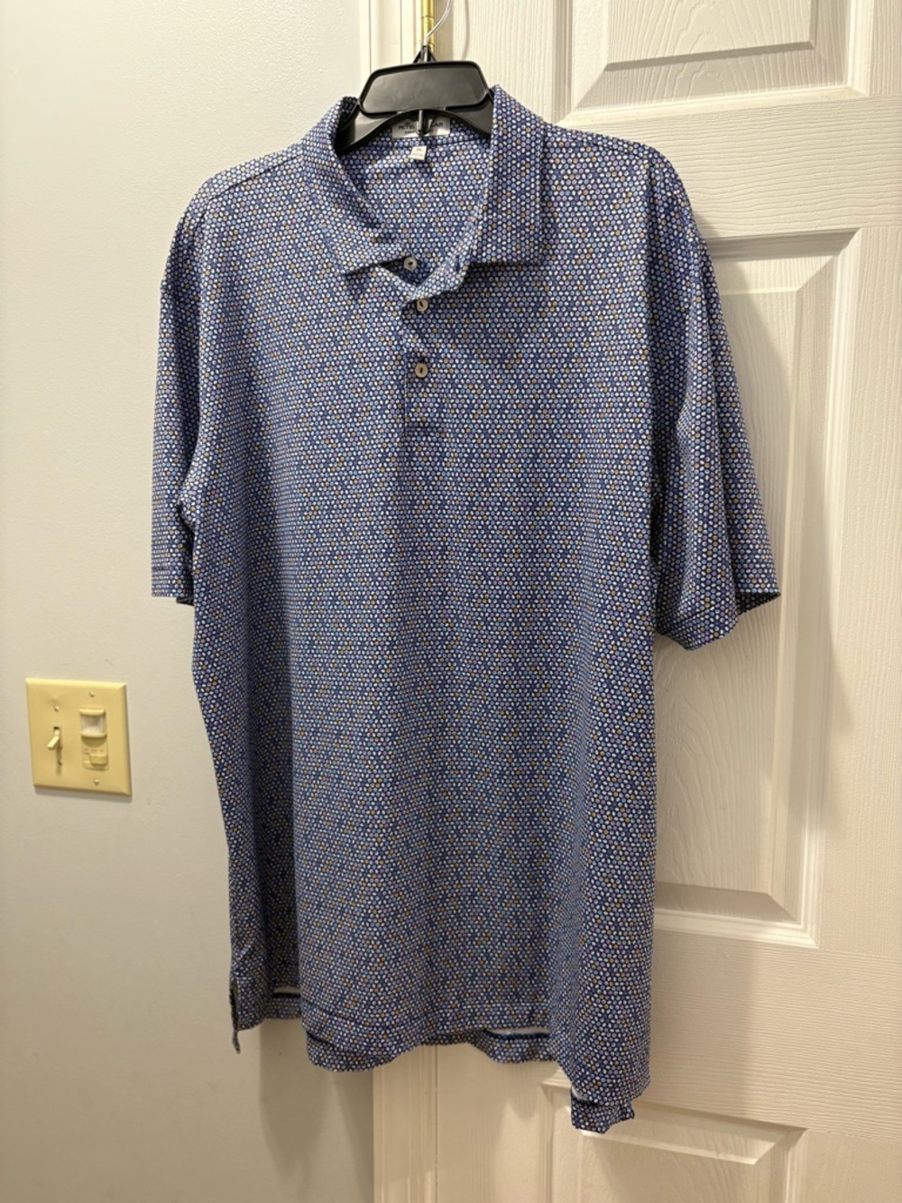 Peter Millar Summer Comfort Billiard Balls Golf Polo Size XL